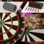 Sportisfaction Dartscheibe Set, 45 cm Sisal, mit 6 Pfeilen und Anspitzer für Spiel & Spaß.