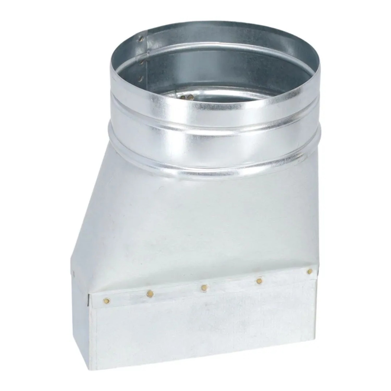 Subtiel Flachkanal Adapter 150 x 50 mm Auf Ø 125 mm Asymmetrisch