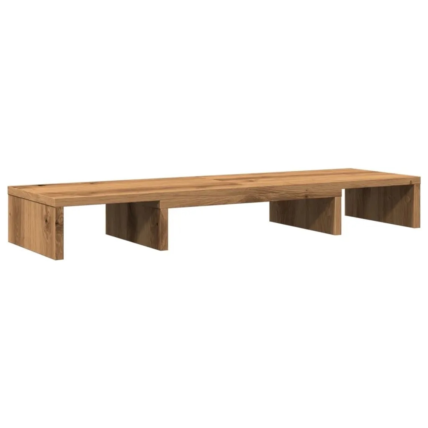 vidaXL Monitorständer Verstellbar Artisan-Eiche 80x24x10,5 cm 854642