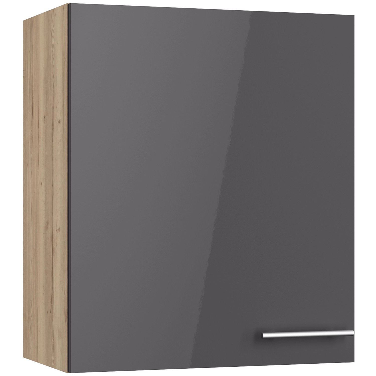 Optifit Oberschrank Jonte984 60 cm x 70,4 cm x 34,9 cm Anthrazit-Wildeiche günstig online kaufen