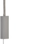Nickelfarbene LED-Wandleuchte River von Fischer & Honsel mit flexiblem Arm, ideal als Leselampe.