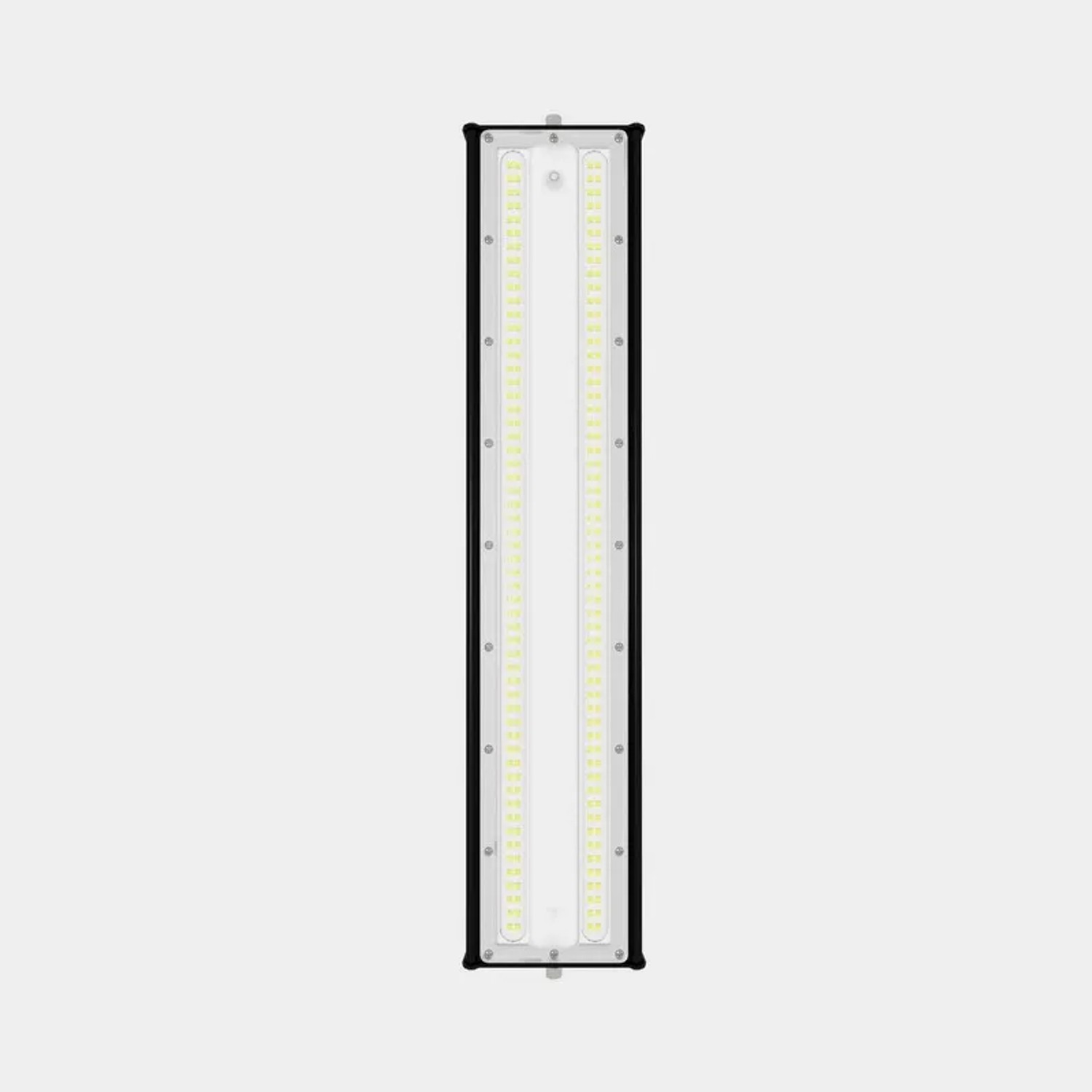 LUXULA LED Hallenleuchte, 100W, 12000lm, neutralweiß, IP65, IK08. Linearer Hallenstrahler für Industrie.
