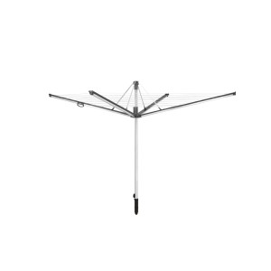 Leifheit Wäschespinne Linomatic Plus 60m, höhenverstellbarer Wäscheständer mit Leineneinzug.