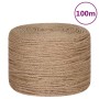Rolle vidaXL Juteseil, 100 m lang, 4 mm stark, für Bastel- und Deko-Zwecke.