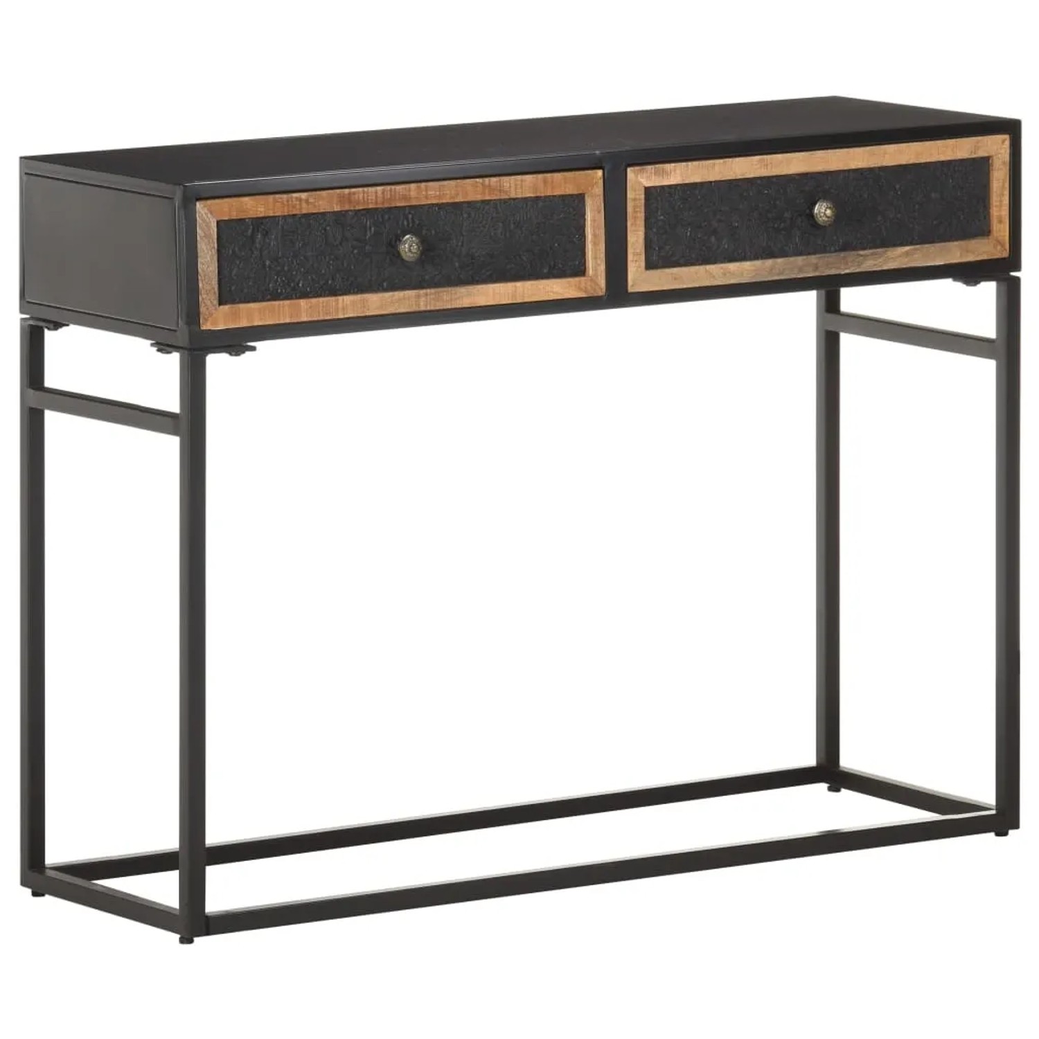 vidaXL Konsolentisch 100x35x75 cm Massivholz Mango 323151