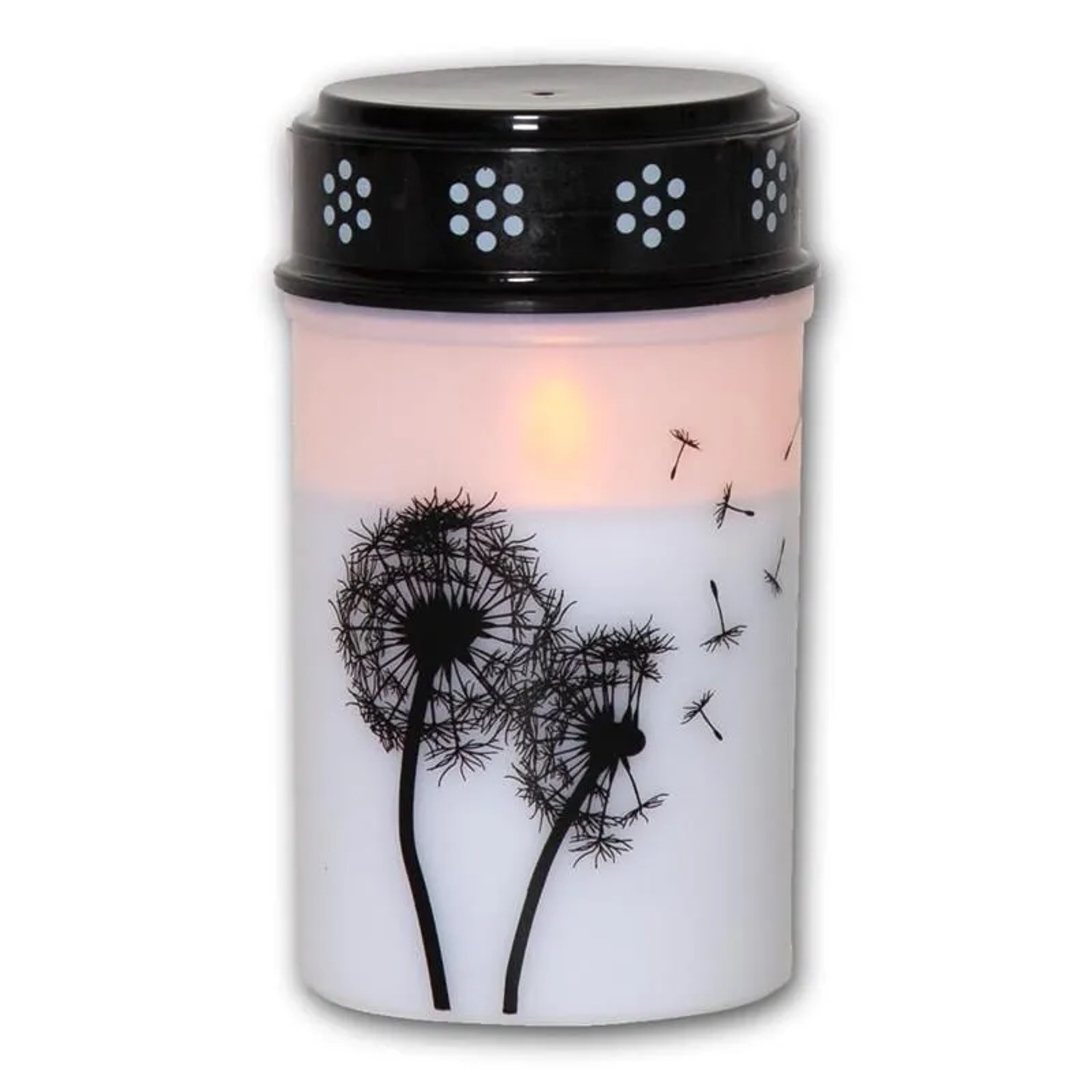 Star Trading LED-Grablicht Dandelion 12cm Timer Batterie