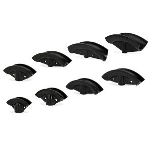 EBERTH Druckstücke Set, 8 Gusseisen-Einsätze für Rohrbiegemaschine, 1/2 bis 3 Zoll.