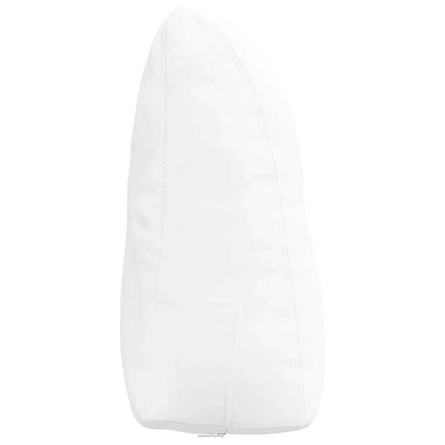 Weißes vidaXL Rückenkissen (60x24x50 cm) aus Stoff für ergonomischen Halt.