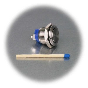 Sintron Metalltaster Flach 16mm Schliesser IP67