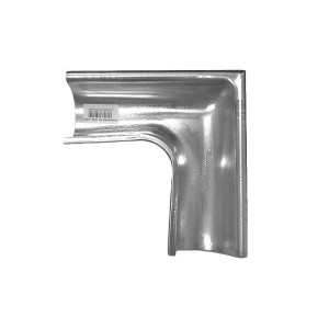 Aluminium Rinnenwinkel 90 Grad für Außenecken, 10-teilig.
