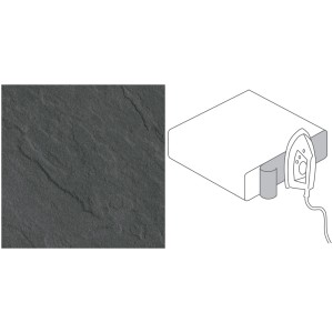 Kantenumleimer Porto Schiefer (SC475 PE), 65cm, zum Aufbügeln an Arbeitsplatten.
