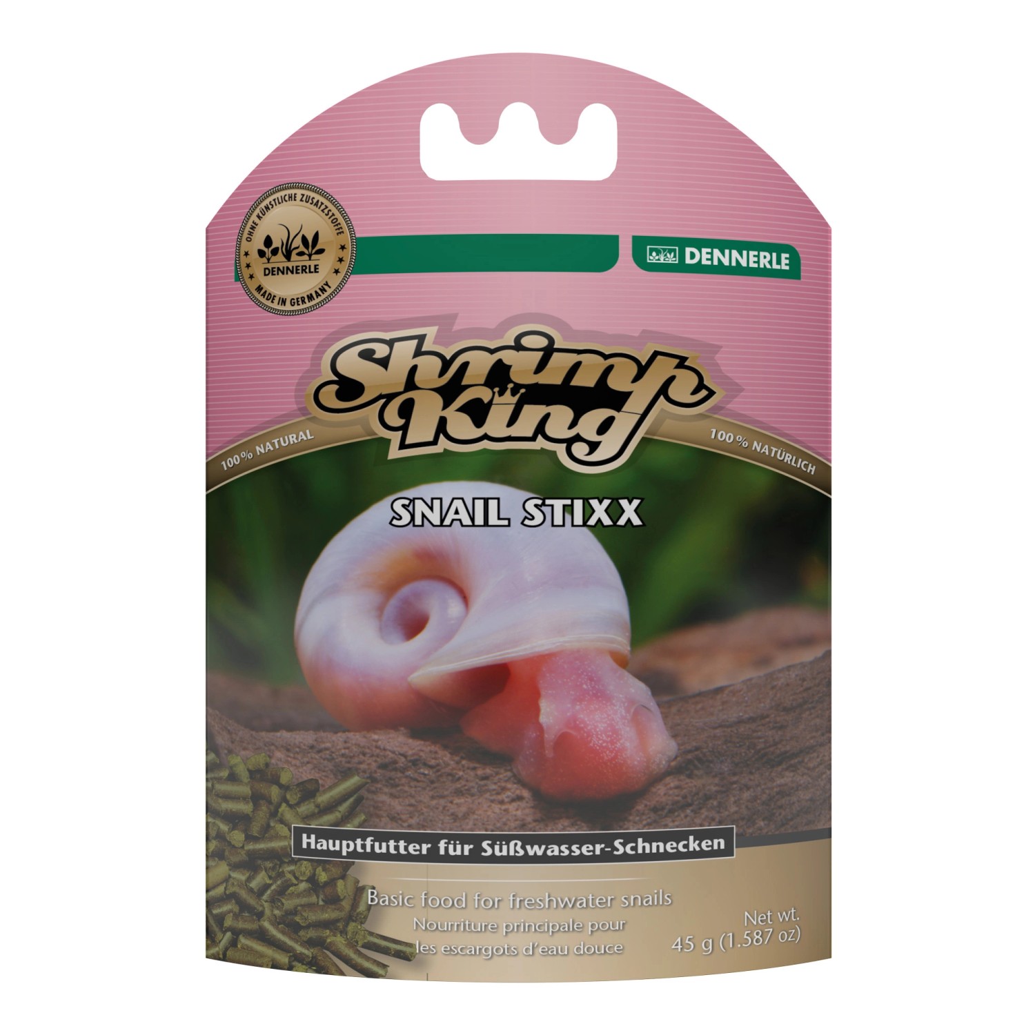 Dennerle Wirbellosenfutter Shrimp King Snail Stixx 45 g