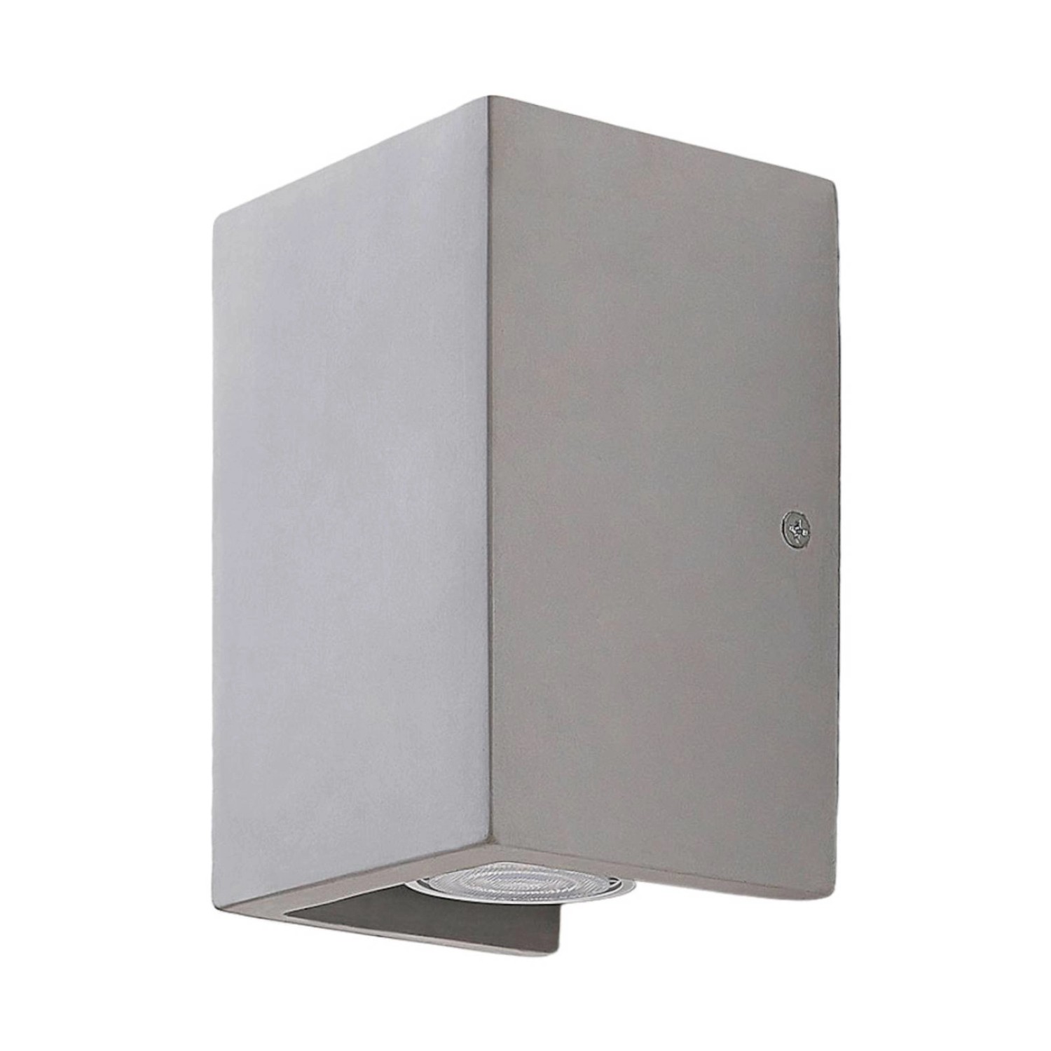 Lindby Beton Wandleuchte Wandlampe Innen Gerda 9621926 Modern in Alu aus Be günstig online kaufen
