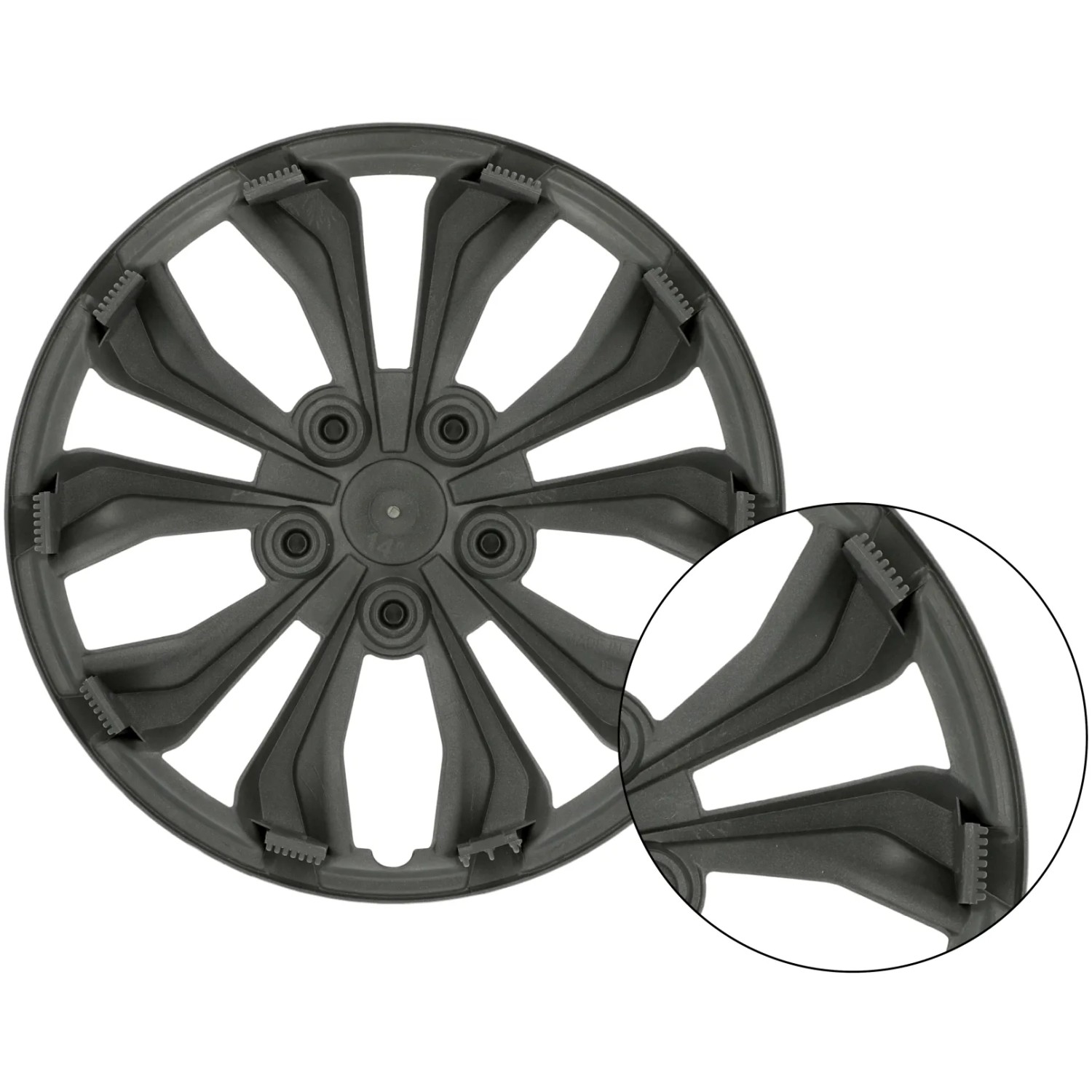 Cartrend Radkappen Daytona 16 Zoll Schwarz-Silber 4-teilig kaufen bei OBI