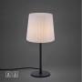 Anthrazitfarbene Paul Neuhaus LED-Tischleuchte Falter, 60 cm hoch, für Innen- und Außenbereich.