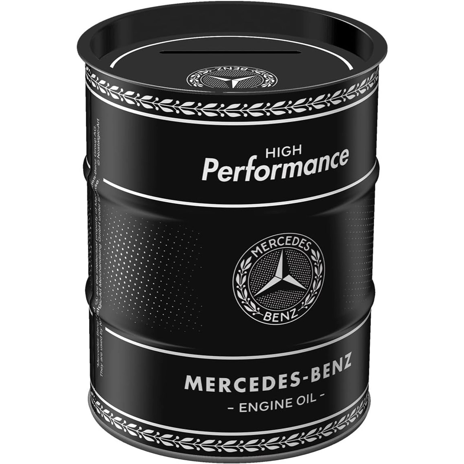 Nostalgic-Art Spardose Ölfass Mercedes Benz Engine Oil günstig online kaufen