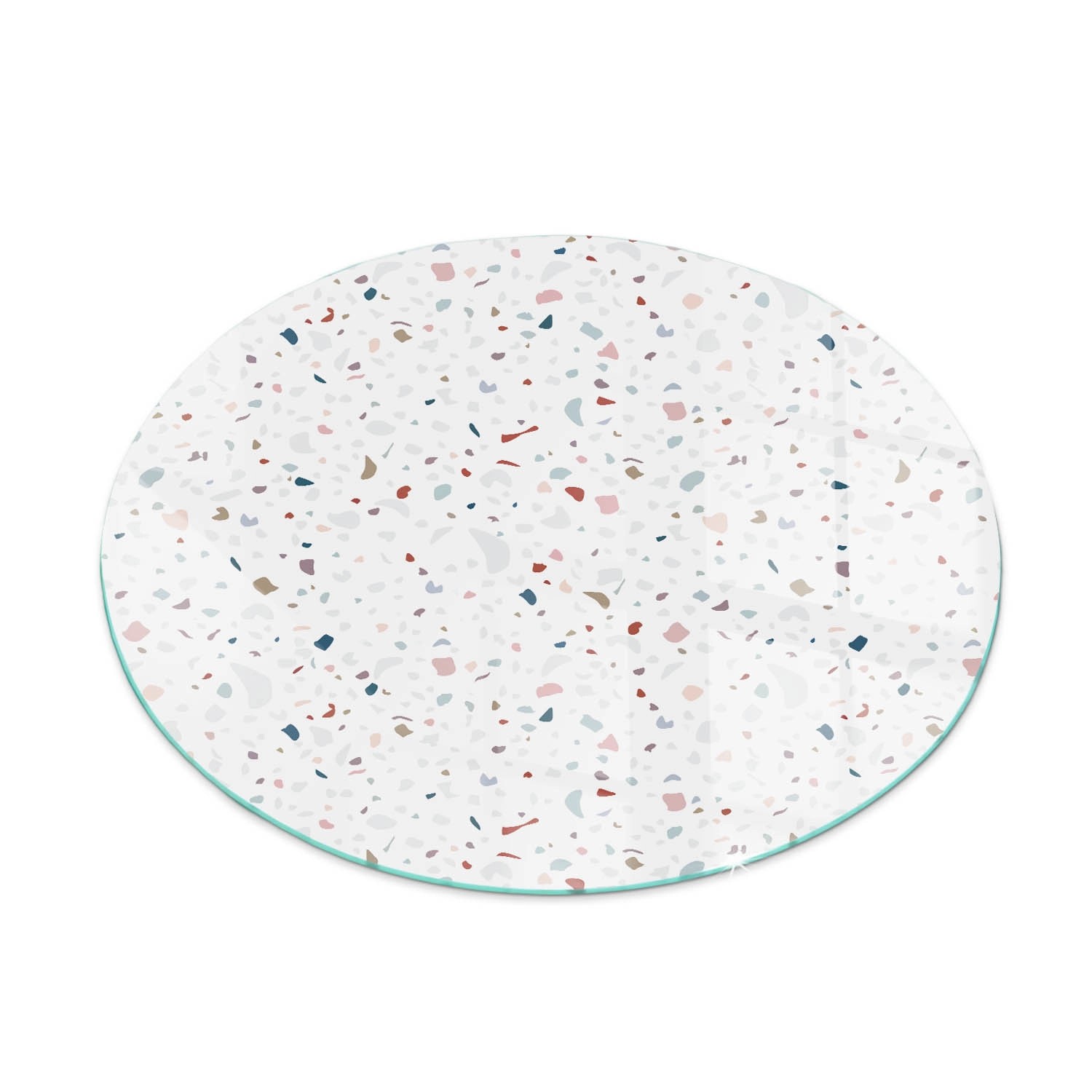 Tulup Glasplatte für Kamin Muster mit Kleinen Formen Glasplatte für Öfen Ru günstig online kaufen