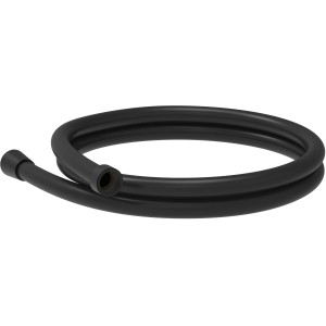 Schwarzer Schütte Brauseschlauch aus Kunststoff, 150 cm lang.