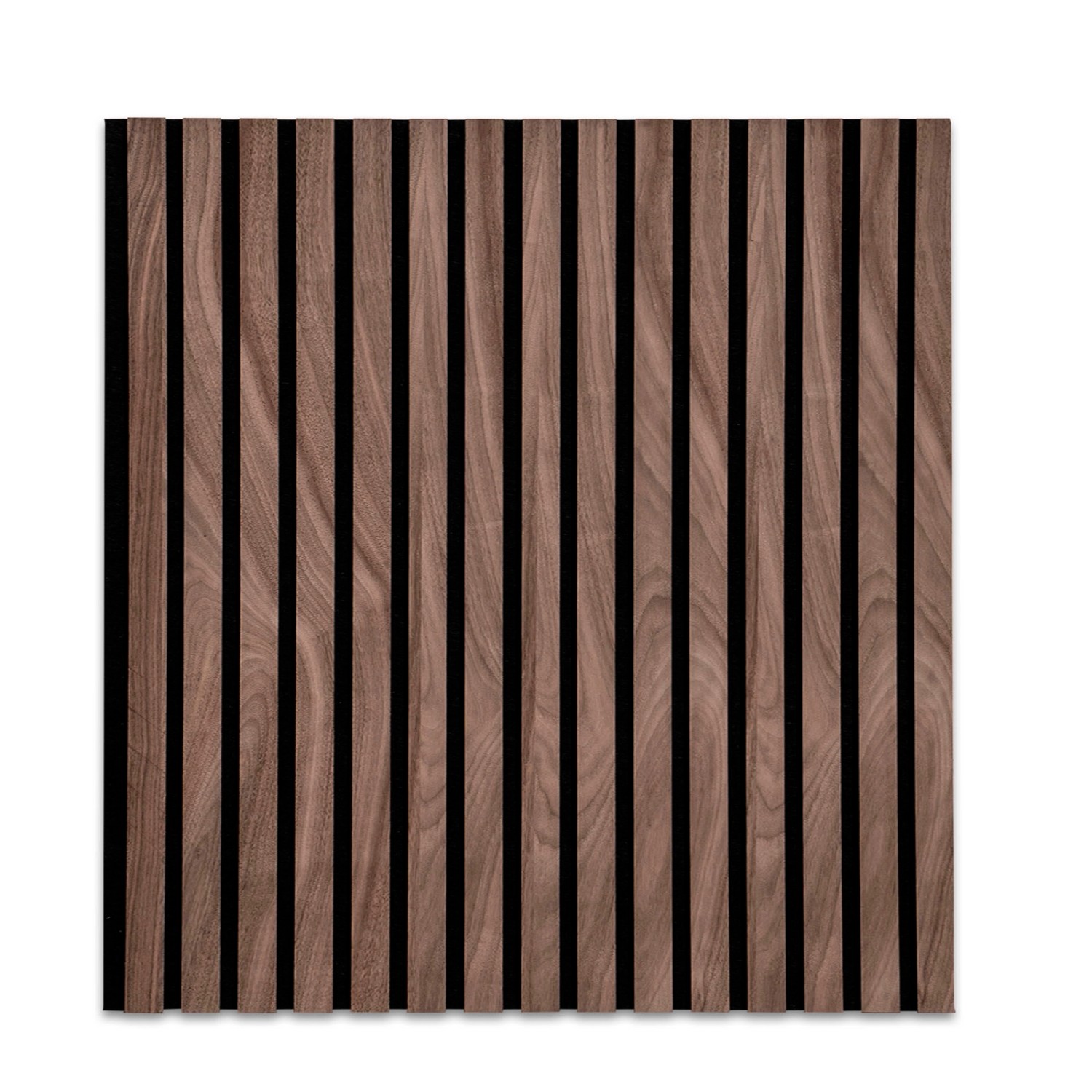 Karat Akustikpaneel für Angenehme Raumakustik in Holzoptik 60 x 60 cm Black Walnut