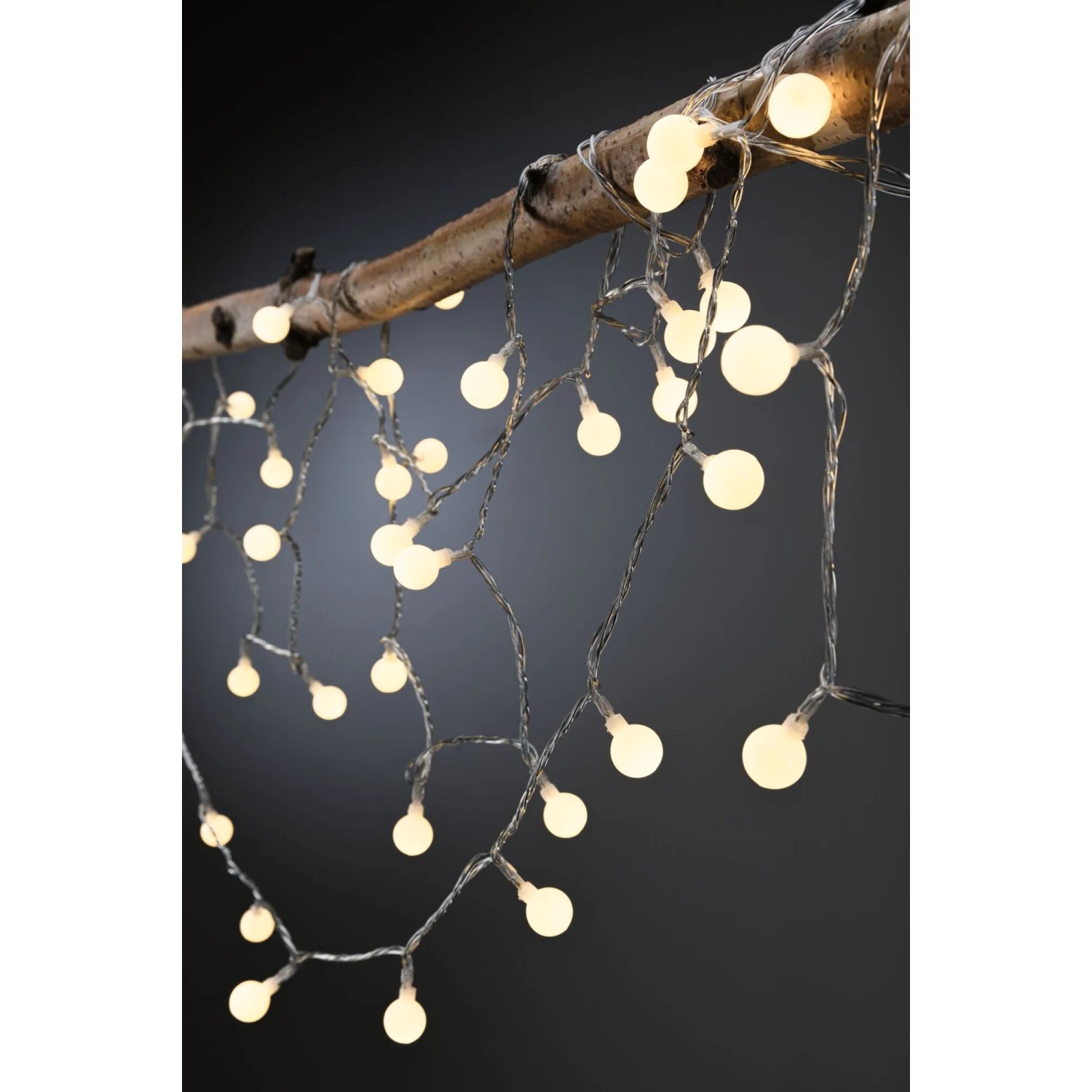 Paulmann LED-Lichterkette Plug & Shine, 5 m, warmweiß, für Außenbeleuchtung.
