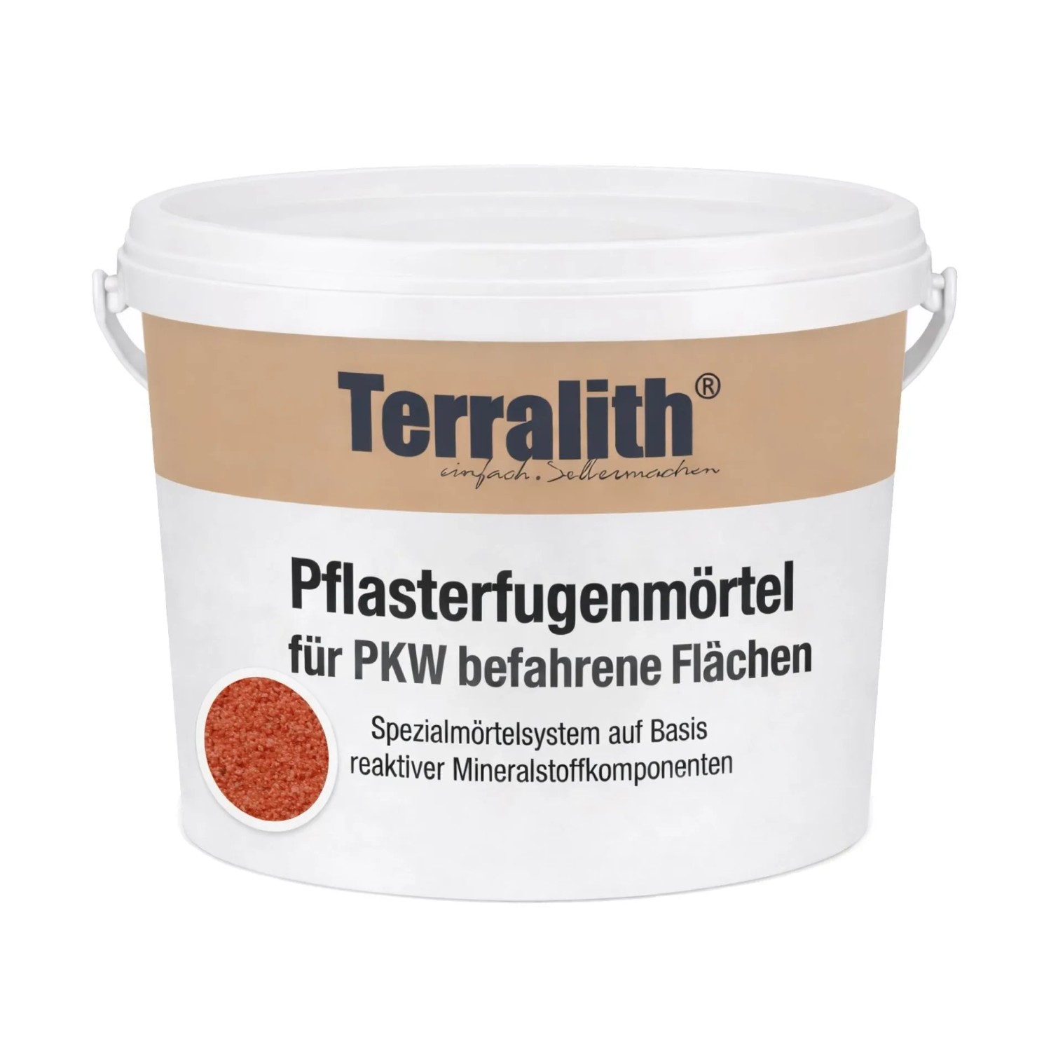 Terralith 2k Pflasterfugenmörtel Lkw 26,5 kg Ziegelrot