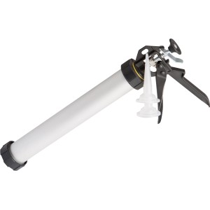 LUX Aluminium-Auspresspistole Comfort 600 ml für Fugenarbeiten mit 2 Ersatzspritzen.