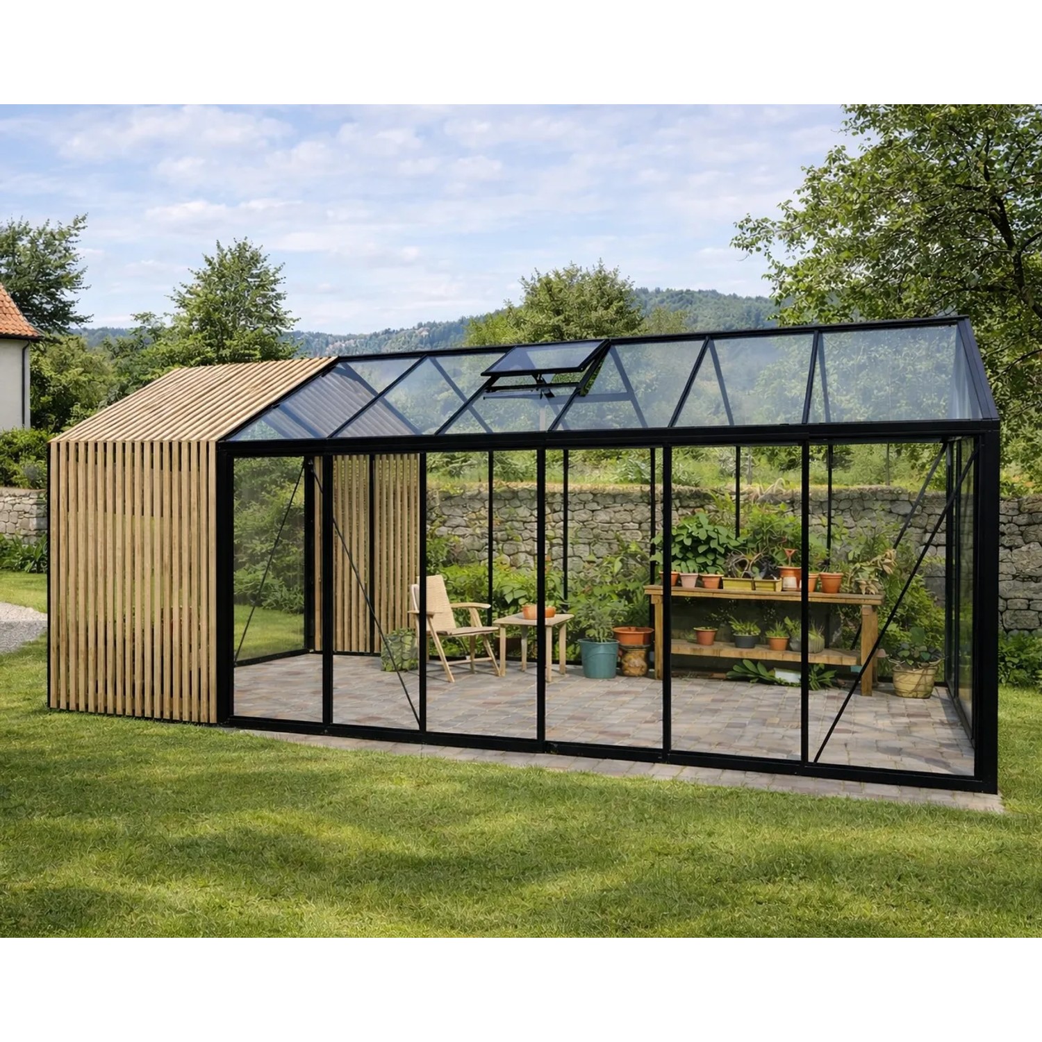 Bloomcabin Premium-Qualität Gewächshaus  Accoya-Fusion GHCAF7
