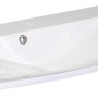 Fackelmann Einbauwaschbecken Lugano, 80 cm, Weiß