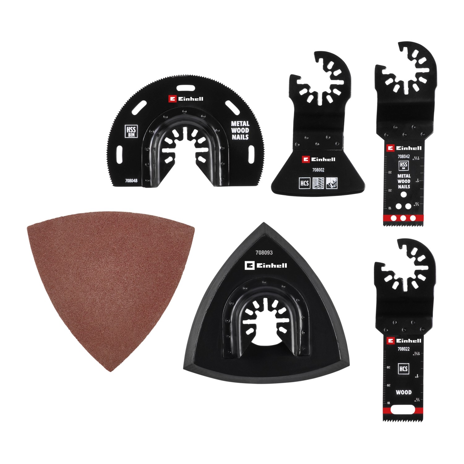 Einhell Universal-Multitool-Set mit Universalaufnahme 17-teilig