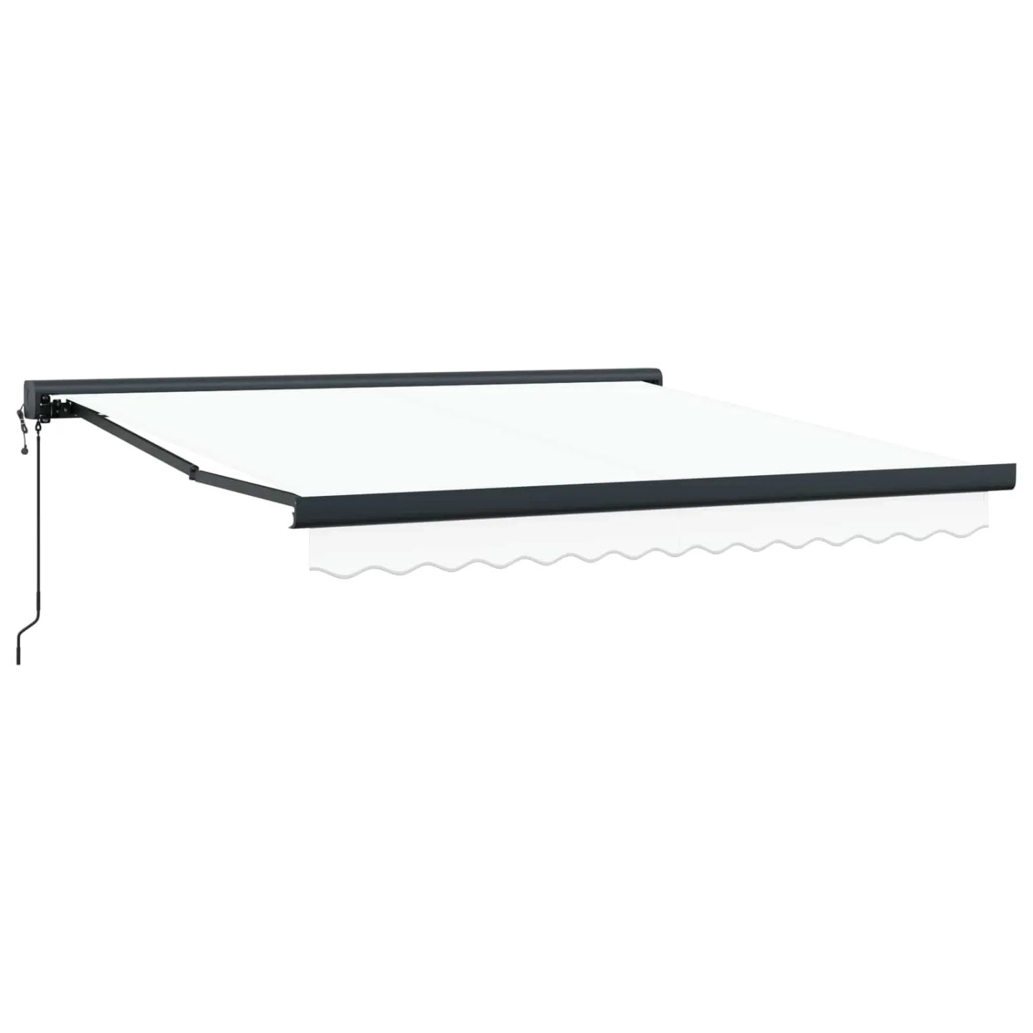 vidaXL Markise Weiß 300 x 250 x 165 cm Polyester und Aluminium 3330084