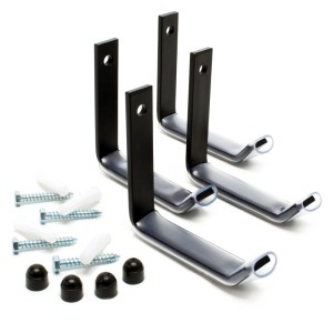 Wiltec Reifenhalter 4 Reifen Räder Wandhalterung Reifenregal Felgenbaum Garage