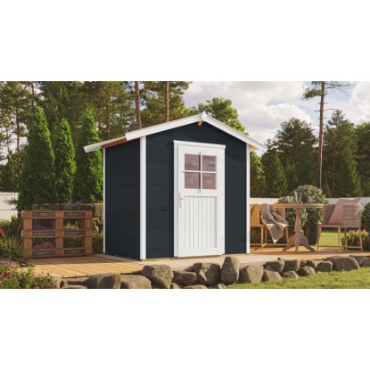 OBI Outdoor Living Holz-Gartenhaus Monza Satteldach Lasiert 205 cm x 174 cm