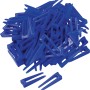 Blaue LUX Nivellierhilfe Systemkeile, 100 Stück, für präzises Fliesenlegen.