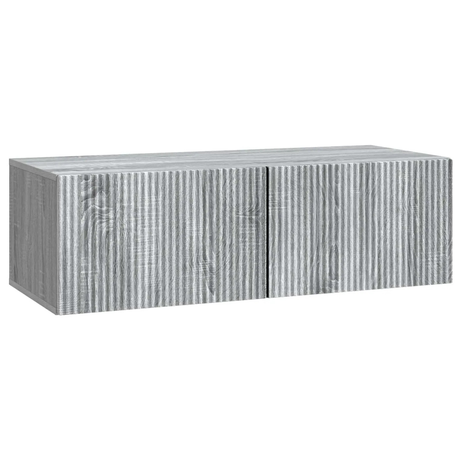 vidaXL Wandmontierter TV-Schrank Graues Sonoma 98 x 41 x 30 cm 898531