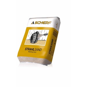 Sack Strahlsand Grau, 0,5-2mm, 25kg, für Strahltechnik & Oberflächenbearbeitung.