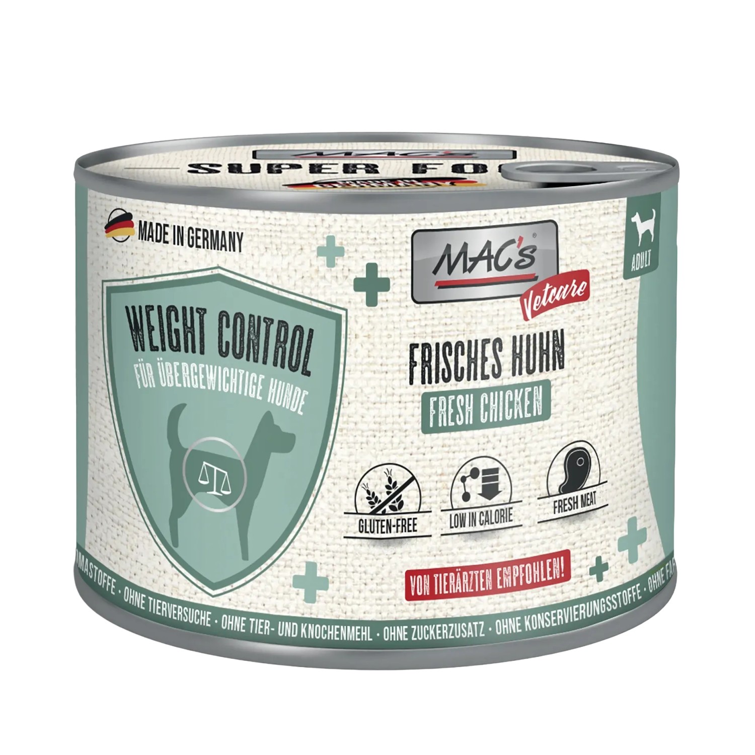 Mac's Dog Hunde-Nassfutter Vetcare Weight Control 200 g