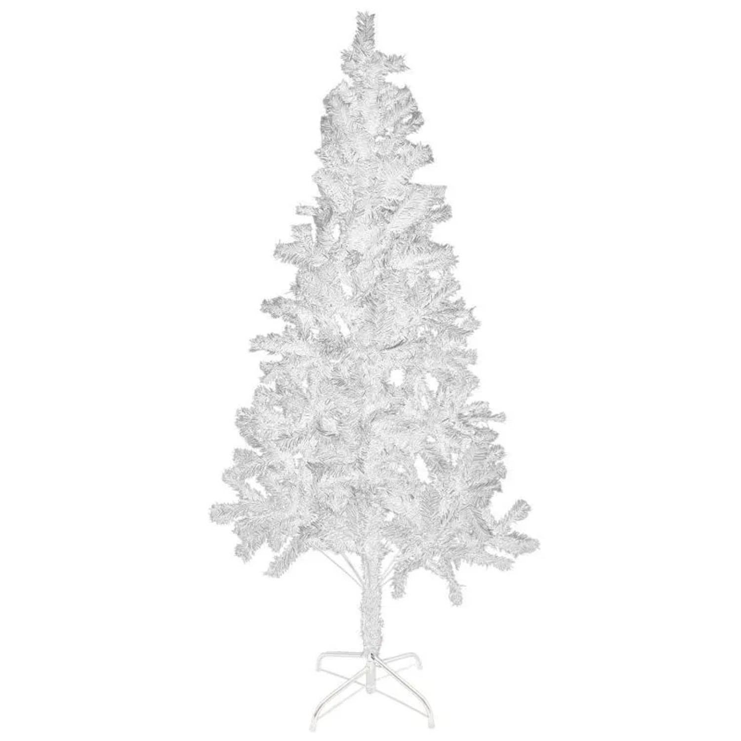 LEX Künstlicher Weihnachtsbaum Inkl. Ständer Tannenbaum Christbaum Weiß 180cm