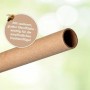 Braune Nisthülse aus Karton für Insektenhotels, Ø 8 mm, mit glatter Oberfläche für Wildbienen.