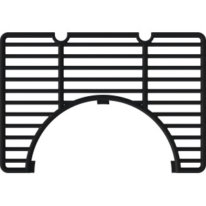 Halbgrillrost für American Charcoal Holzkohlegrill, Modulares Ersatzteil.