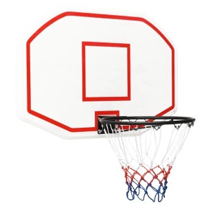 vidaXL Basketballkorb Weiß 109x71x3 cm Polyethylen 93662