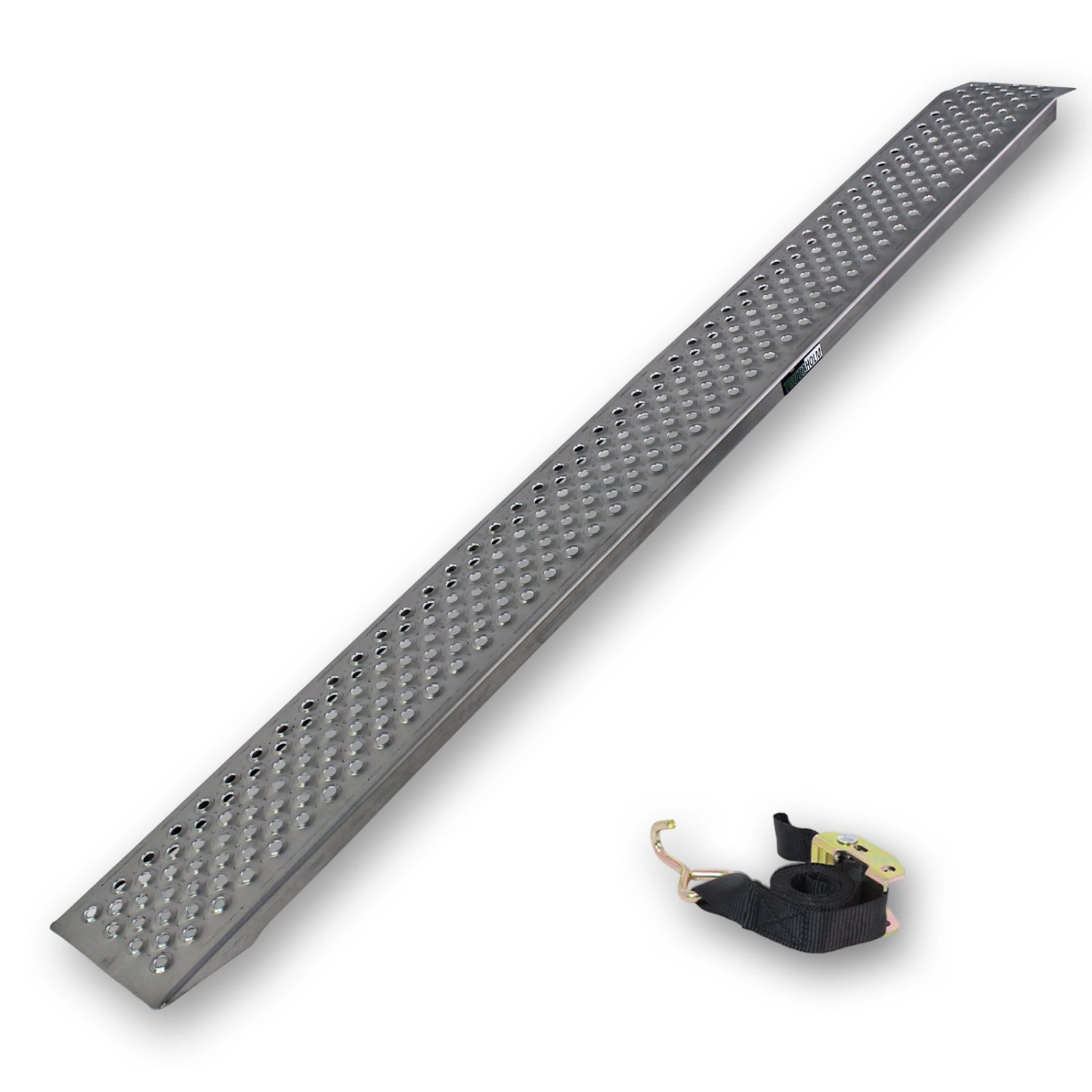 TRUTZHOLM 1x Auffahrrampe Leichte Ausführung 200 x 21,5 cm 200kg Grau