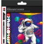 Marabu Graphix Marker Set, 24 Farben, für Illustrationen und Skizzen.