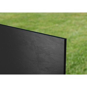 Anthrazitfarbene Vielzweck Kompaktplatte SL-Slate, 280x130x0,8 cm, für Möbelbau & Regalböden.