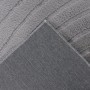 Silberner Lalee Teppich Comfort 501, 80x150 cm, Kurzflor mit 3D-Effekt.