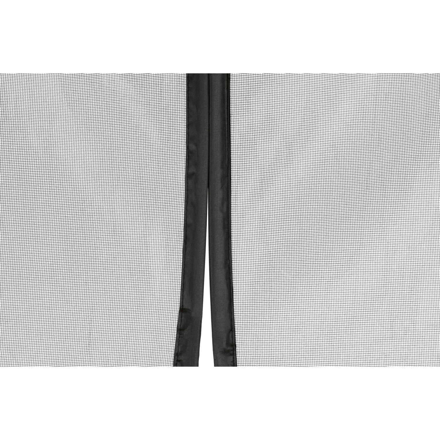 Easymaxx Moskitonetz mit Magnetverschluss für Tür, 100x210 cm, schwarz, Detailansicht.