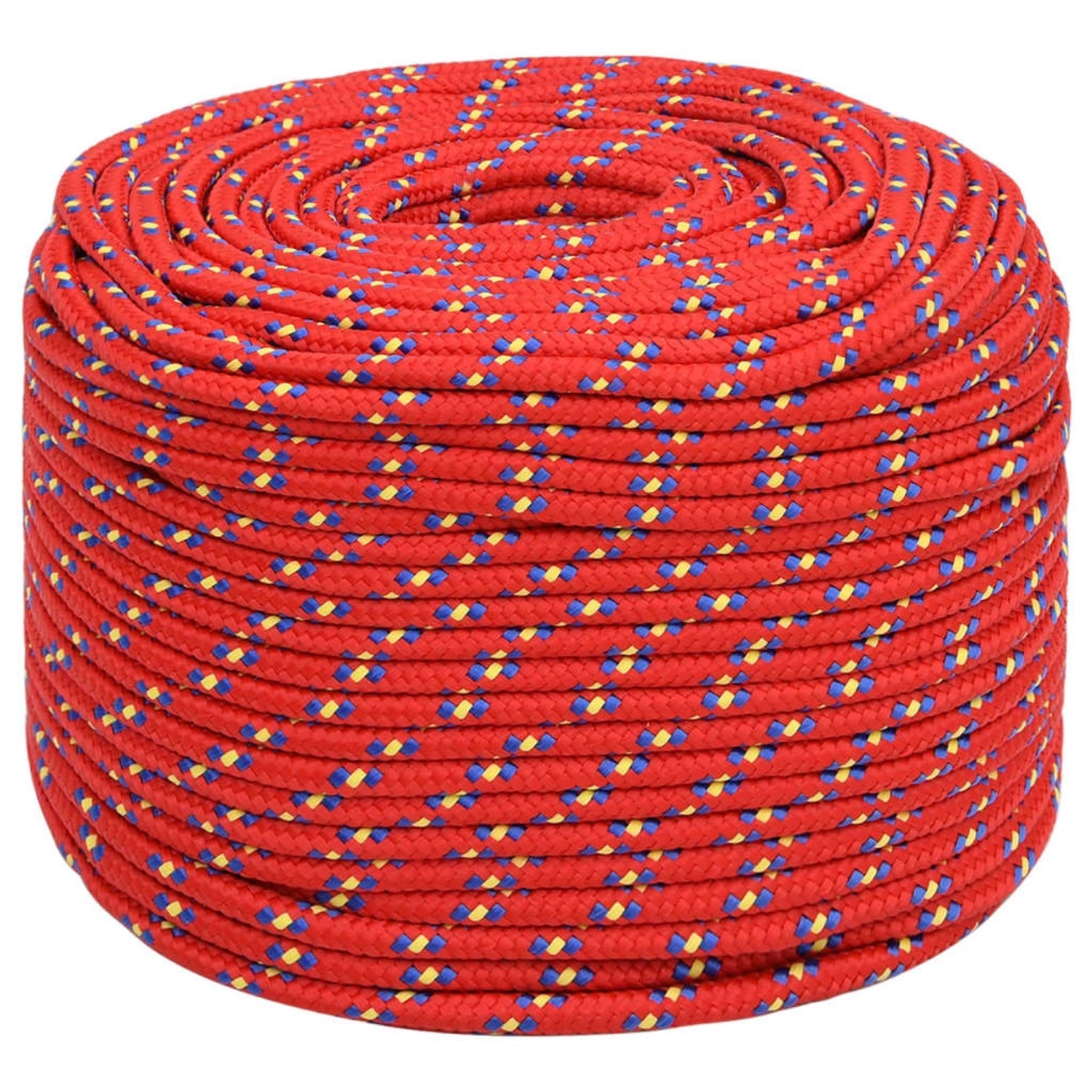 vidaXL Bootsseil Rot 10 mm 500 m Polypropylen 152404