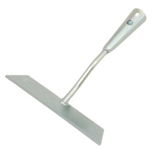 Galaflor Wegeschuffel aus Stahl, 20 cm breite Trapez-Klinge für Unkrautjäten und Bodenbearbeitung. Robustes Gartengerät.