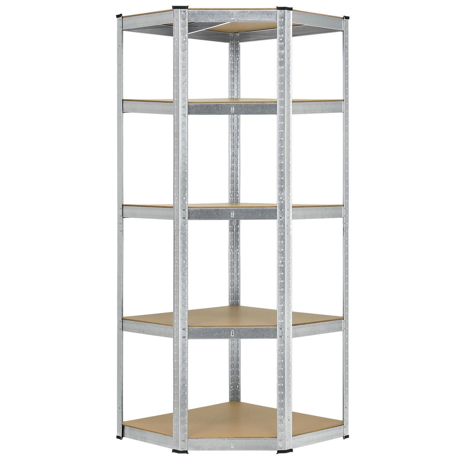 Juskys Eckregal Lagerregal Corner Basic 180 x 70 x 40 bis 70 cm
