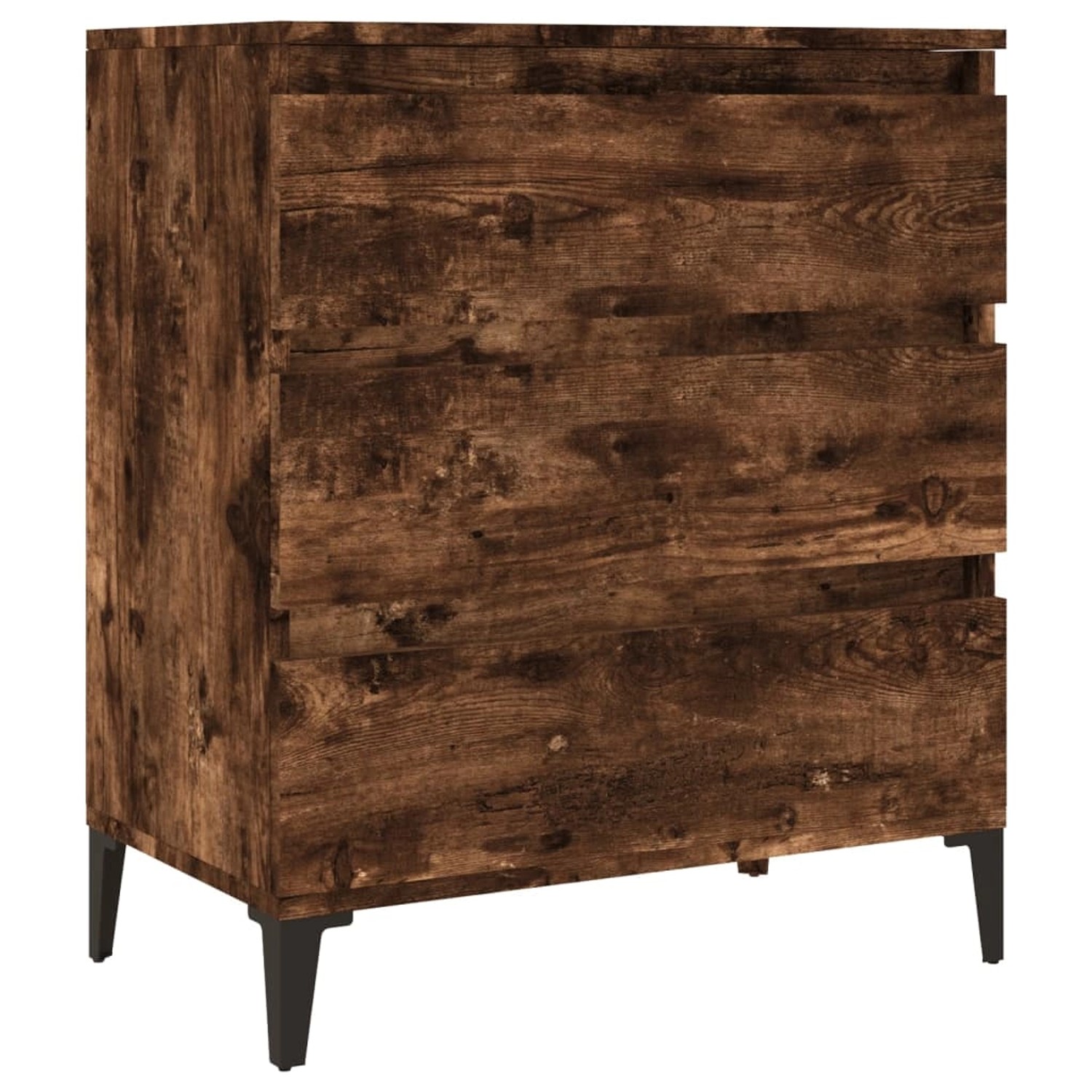 vidaXL Sideboard Räuchereiche 60x35x70 cm Holzwerkstoff 823053
