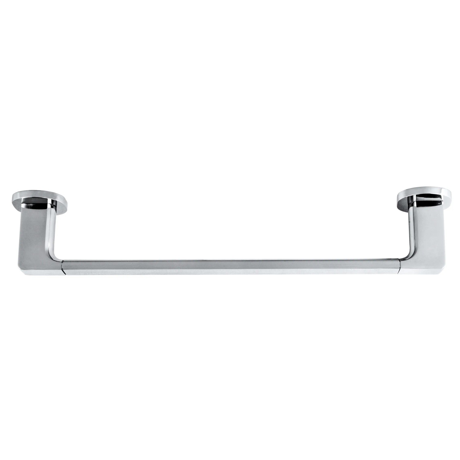 Wenko Badetuchstange Uno Maribor, 40 cm, silber glänzend, zur Wandmontage im Badezimmer.
